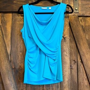 New York & Co Ocean Blue Top